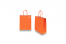 Tragetaschen aus Papier mit gedrehten Papierkordeln - orange, 180 x 80 x 220 mm, 90 Gramm | PIT Packaging.ch | Couvertsbestellen