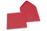  Farbige Couverts  für Glückwunschkarten - Rot, 155 x 155 mm | PIT Packaging.ch | Couvertsbestellen
