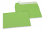 Farbige Couverts Papier - Apfelgrün, 114 x 162 mm | PIT Packaging.ch | Couvertsbestellen