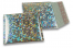 Luftpolstertaschen metallic umweltfreundlich - Silber Holographisch 165 x 165 mm | PIT Packaging.ch | Couvertsbestellen