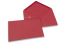 Enveloppes colorées pour cartes de voeux - rouge foncé, 133 x 184 mm | PIT Packaging.ch/fr | Paysdesenveloppes