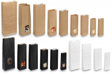 Sachets kraft - marron, noir ou blanc, avec ou sans fenêtre | PIT Packaging.ch/fr | Paysdesenveloppes