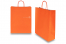 Sacs papier kraft avec anses rondes - orange, 320 x 120 x 410 mm, 100 gr | PIT Packaging.ch/fr | Paysdesenveloppes