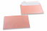 Couverts in babyrosa mit Perlmutteffekt - 114 x 162 mm | PIT Packaging.ch | Couvertsbestellen