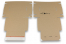 Boîte postale pliante extra-plate avec bande adhésive - marron | PIT Packaging.ch/fr | Paysdesenveloppes