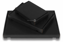Boîte postale pliante noire extra-plate | PIT Packaging.ch/fr | Paysdesenveloppes