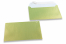 Enveloppes de couleurs nacrées - Vert lime, 114 x 162 mm | PIT Packaging.ch/fr | Paysdesenveloppes