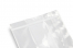 Exemple du bord de scellage de la soudeuse à impulsion sur un sachet transparent à fond plat en OPP | PIT Packaging.ch/fr | Paysdesenveloppes