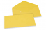 Enveloppes colorées pour cartes de voeux - jaune bouton d'or, 110 x 220 mm | PIT Packaging.ch/fr | Paysdesenveloppes