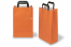 Sacs papier kraft avec anses plates - orange, 220 x 105 x 360 mm | PIT Packaging.ch/fr | Paysdesenveloppes