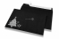 Farbige Weihnachts-Couverts - Schwarz, mit Weihnachtsbaum | PIT Packaging.ch | Couvertsbestellen