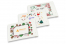 Weiße Weihnachts-Luftpolstertaschen - Beispiele mit einem Logo | PIT Packaging.ch | Couvertsbestellen
