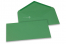 Enveloppes colorées pour cartes de voeux - vert foncé, 110 x 220 mm | PIT Packaging.ch/fr | Paysdesenveloppes