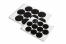 Pastilles adhésives brillantes - noir | PIT Packaging.ch/fr | Paysdesenveloppes