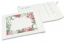Weiße Weihnachts-Luftpolstertaschen - Vintage | PIT Packaging.ch | Couvertsbestellen