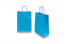 Tragetaschen aus Papier mit gedrehten Papierkordeln - blau, 220 x 100 x 310 mm, 90 Gramm | PIT Packaging.ch | Couvertsbestellen