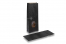 Blockbodenbeutel aus Kraftpapier Schwarz - 105 x 65 x 298 mm mit Fenster, 500 ml | PIT Packaging.ch | Couvertsbestellen