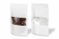 Standbodenbeutel Kraft mit Fenster - Weiß, 180 x 290 x 90 mm, 1000 ml | PIT Packaging.ch | Couvertsbestellen