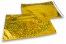 Goldene Holografische Metallic Foliencouverts - 229 x 324 mm | PIT Packaging.ch | Couvertsbestellen