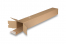 Tubes d'expédition carrés avec bande adhésive QuattroStar - 715 x 105 x 105 mm | PIT Packaging.ch/fr | Paysdesenveloppes