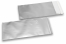 Silberne Foliencouverts matt metallic farbig - 110 x 220 mm | PIT Packaging.ch | Couvertsbestellen