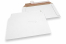 Enveloppes carton ondulé blanc - 245 x 345 mm | PIT Packaging.ch/fr | Paysdesenveloppes