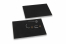 Kartonverpackung mit Kordelverschluss - 114 x 162 mm, schwarz | PIT Packaging.ch | Couvertsbestellen