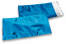 Blaue Metallic Foliencouverts - 114 x 229 mm | PIT Packaging.ch | Couvertsbestellen
