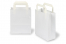 Sacs papier kraft avec anses plates - blanc, 180 x 80 x 220 mm | PIT Packaging.ch/fr | Paysdesenveloppes