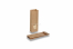 Blockbodenbeutel aus Kraftpapier Braun - 70 x 40 x 205 mm mit Fenster, 100 ml | PIT Packaging.ch | Couvertsbestellen