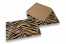 Couverts mit Tiermotiv - Braunes Kraftpapier, Schwarz, Tigerdruck | PIT Packaging.ch | Couvertsbestellen