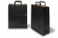 Sacs papier kraft avec anses plates - noir, 320 x 140 x 420 mm | PIT Packaging.ch/fr | Paysdesenveloppes