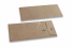 Kartonverpackung mit Kordelverschluss - 110 x 220 mm, braun-kraft | PIT Packaging.ch | Couvertsbestellen