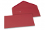 Farbige Couverts  für Glückwunschkarten  - Dunkelrot, 110 x 220 mm | PIT Packaging.ch | Couvertsbestellen