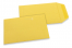 Farbigen Flachbeutel - Sonnenblumengelb, 85 x 125 mm | PIT Packaging.ch | Couvertsbestellen