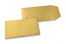 Farbigen Flachbeutel - Gold, 65 x 105 mm | PIT Packaging.ch | Couvertsbestellen