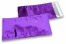 Lila Metallic Foliencouverts - 114 x 229 mm | PIT Packaging.ch | Couvertsbestellen