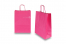 Sacs papier kraft avec anses rondes - rose vif, 260 x 120 x 350 mm, 90 gr | PIT Packaging.ch/fr | Paysdesenveloppes