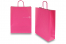 Sacs papier kraft avec anses rondes - rose vif, 320 x 120 x 410 mm, 100 gr | PIT Packaging.ch/fr | Paysdesenveloppes
