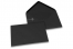 Enveloppes colorées pour cartes de voeux - noir, 125 x 175 mm | PIT Packaging.ch/fr | Paysdesenveloppes