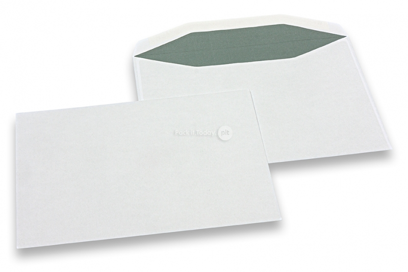 Enveloppes blanches en papier, 156 x 220 mm (EA5), 90gr, fermeture gommée