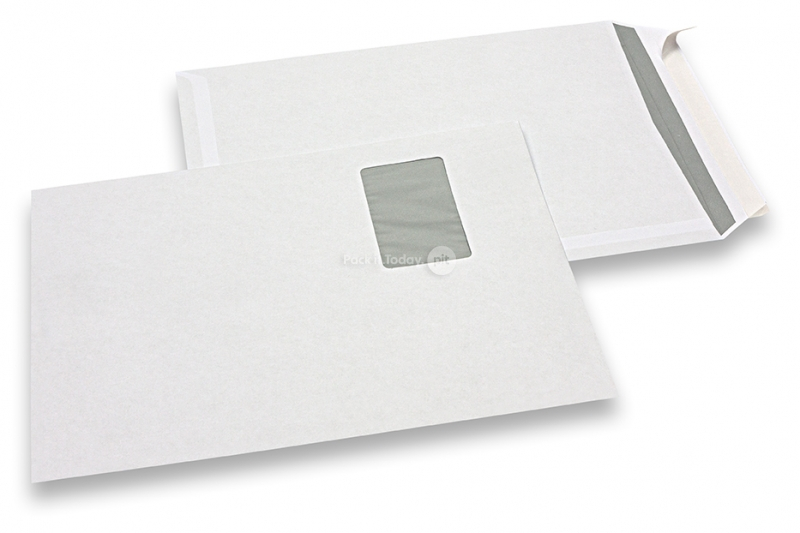 Standard Couverts, 229 x 324 mm, 100 Gramm Papier, Fenster Links 55 x 90 mm, Fensterposition 20 mm von Links und 60 mm von oben, Haftklebung