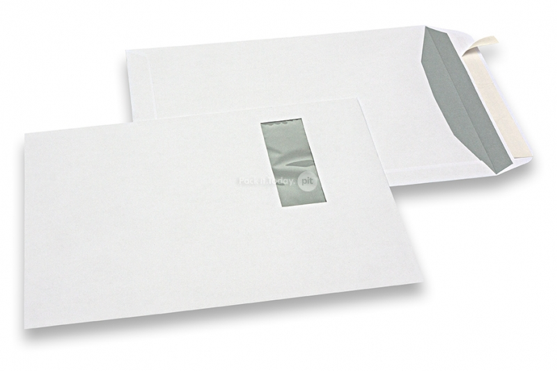 Enveloppes pour imprimante laser, 229 x 324 mm (C4), fenêtre à gauche 40 x 110 mm, position de la fenêtre à 20 mm du gauche et à 60 mm du haut