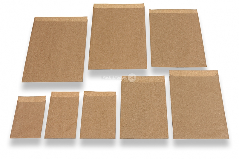 Flachbeutel aus Kraftpapier