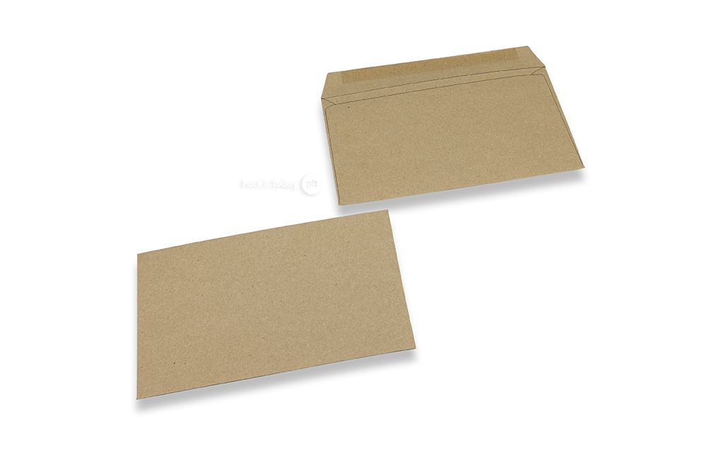 Recycelte Couverts geschäftlich, 114 x 162 mm, C 6, gummiert, 70 grs.