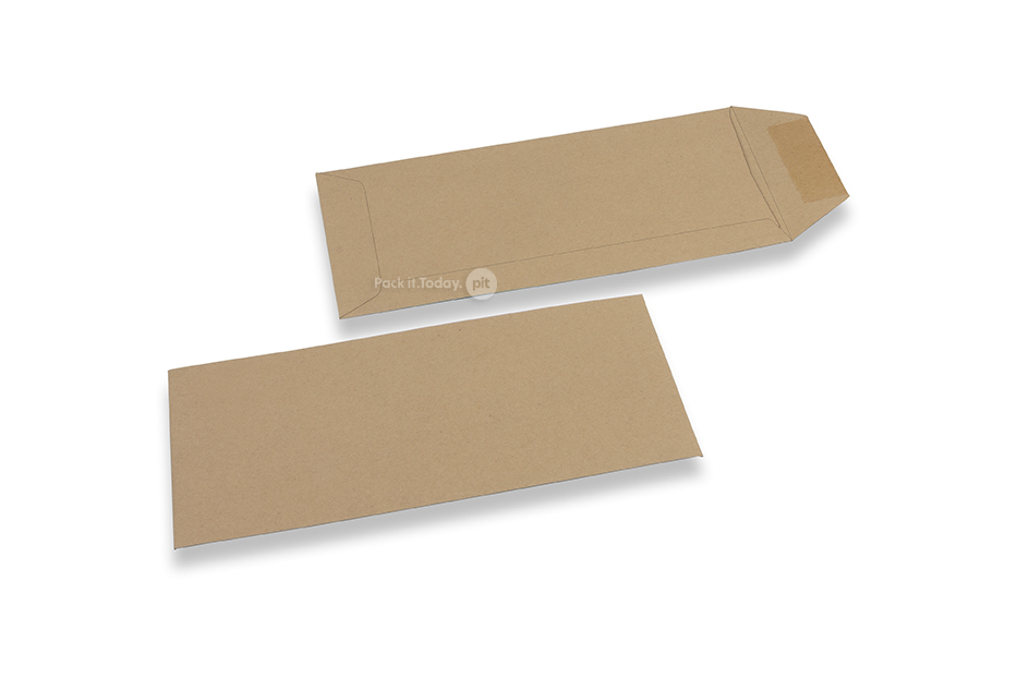 Recycelte Couverts geschäftlich, 110 x 220 mm, EA 5/6 gummiert, 80 grs.
