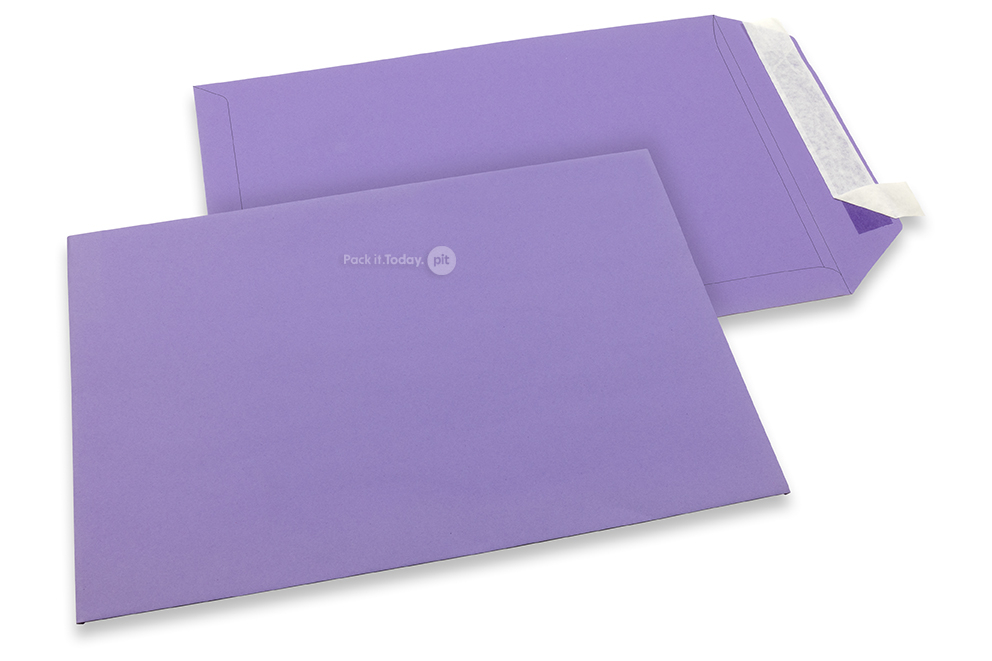Farbige Couverts Papier - Violett, 229 x 324 mm 