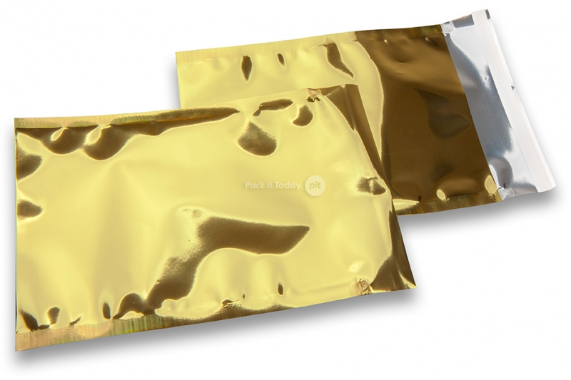 Goldene Metallic Foliencouverts - 162 x 229 mm