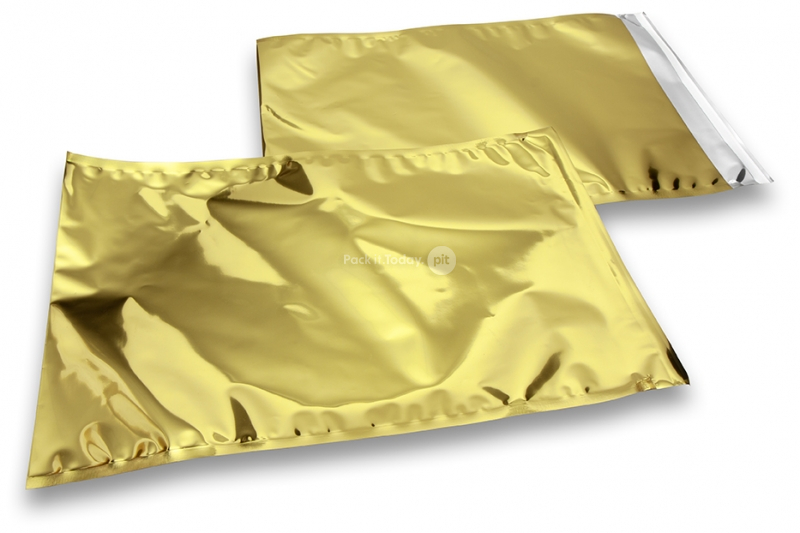 Goldene Metallic Foliencouverts - 229 x 324 mm