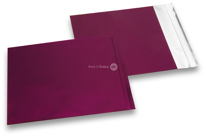 Bordeaux Foliencouverts matt metallic farbig - 165 x 165 mm